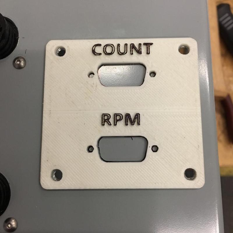 Double DB-9 Panel Mount Plate