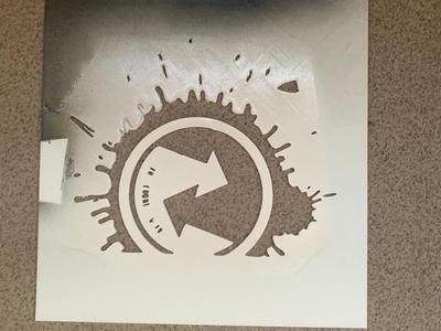 Stencil one of decals for TBS Caipirinha 2 wing