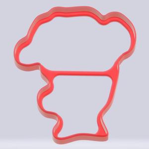 Mouse cookie cutter