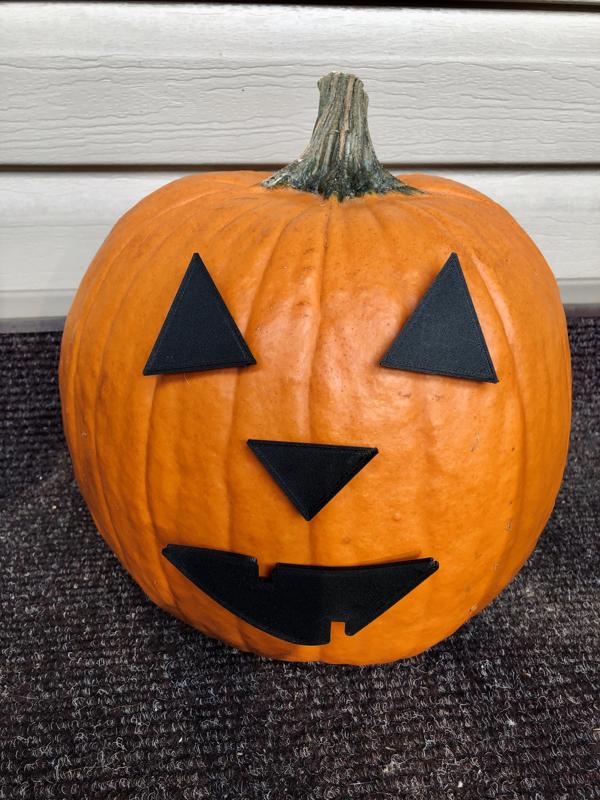 MR. PUMPKIN HEAD/HALLOWEEN JACK O LANTERN FACE/KIDS HALLOWEEN CRAFT