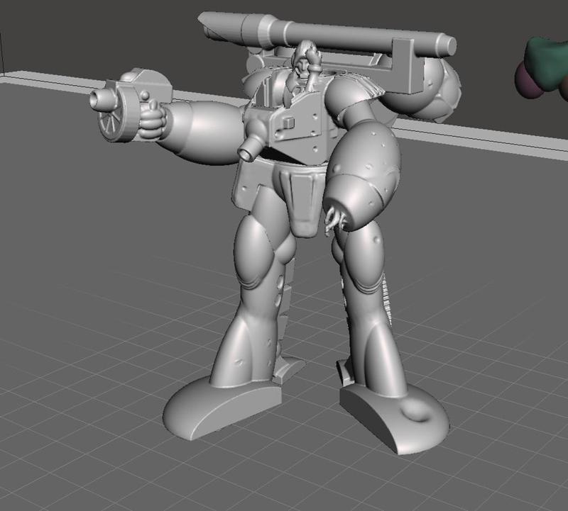 Robotech Zentran Malcontent Male Power Armor Production Line 2b Unit 1b (Malcontent)