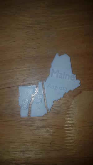 United States Puzzle With State Names & Capitals