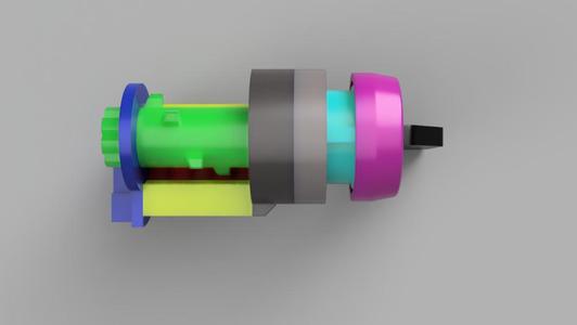 Rotary Switch with Microswtiches - Drehschalter mit Mikroschaltern
