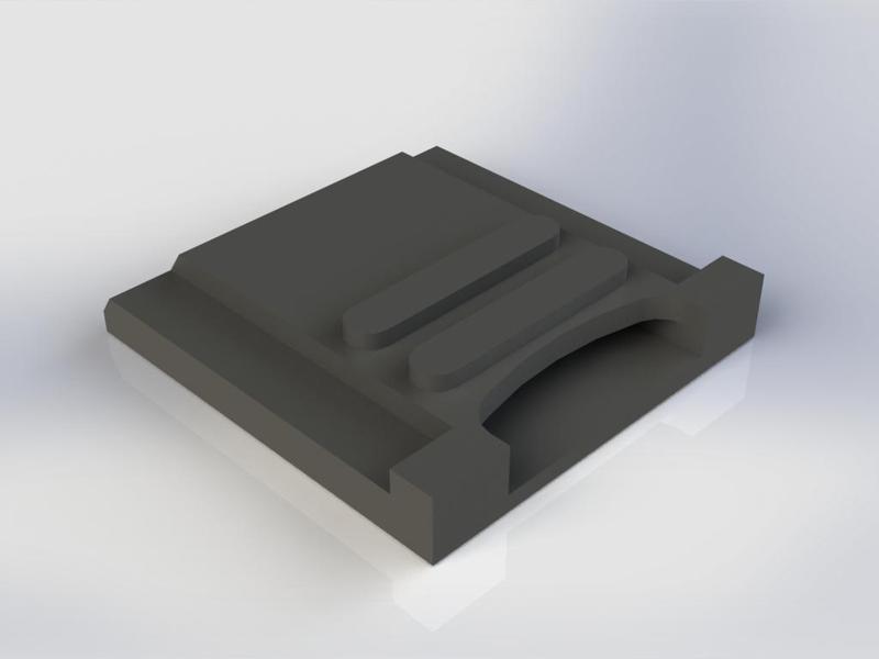 Hot shoe plug with micro SD section