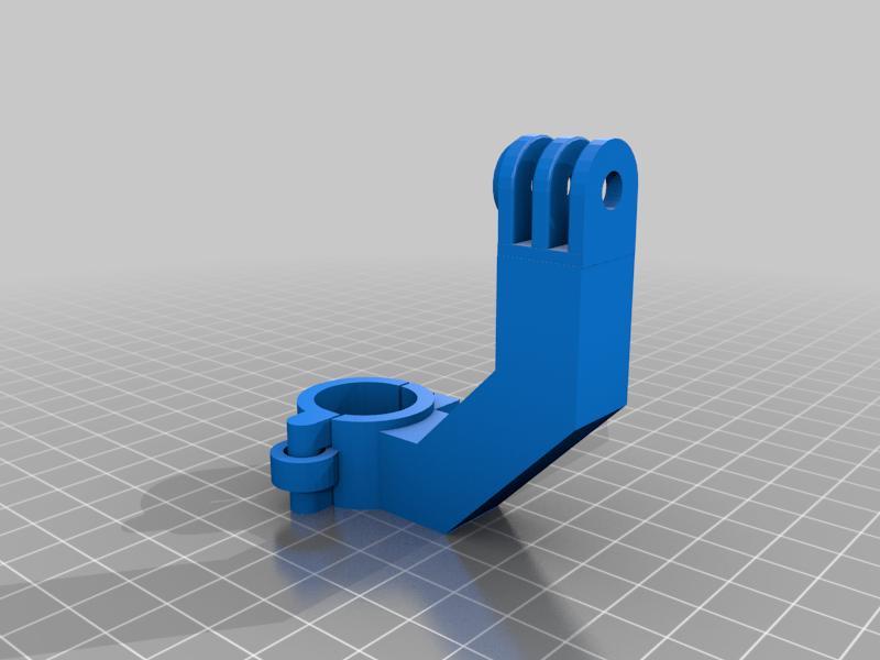 Rearview Mirror GoPro Dashcam Mount -- remixed for Subaru