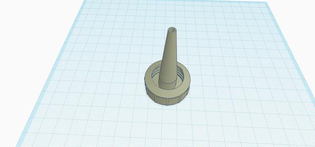 Water Bottle Adapter for PEG Tube