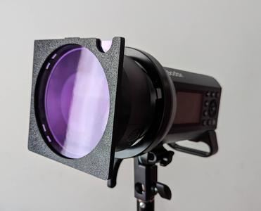 Godox AD400Pro color filter/gel holder