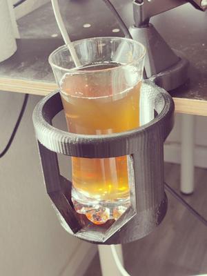 Sturdy Desk Drinking Glass holder for Tonor microphone arm