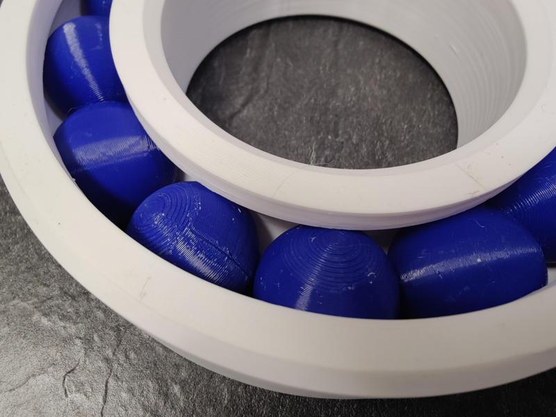 Giant 200mm ball bearing custom soluble supports