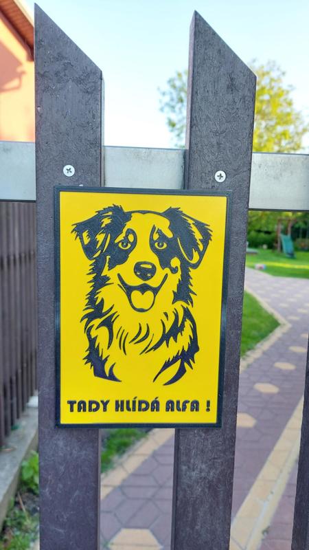 Beware of DOG_Australian Shepperd_editable text