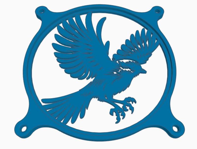 Fan cover: Little bird (120 mm)