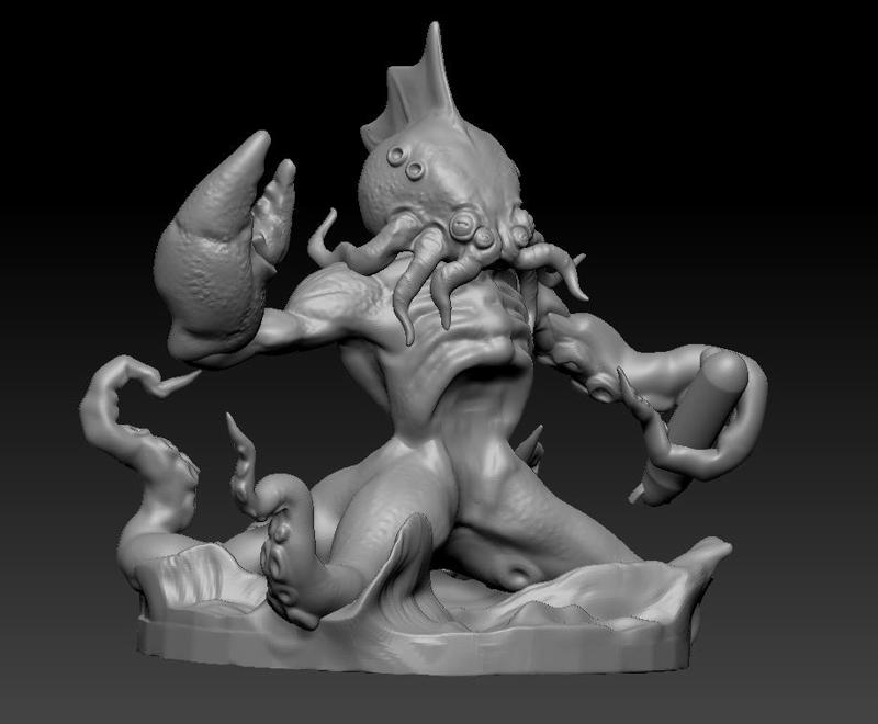 kraken model miniature king of tokyo