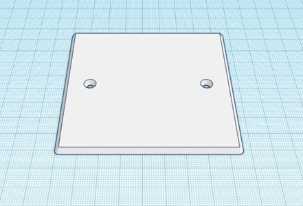 1 Gang Electrical Blanking Plate (UK)