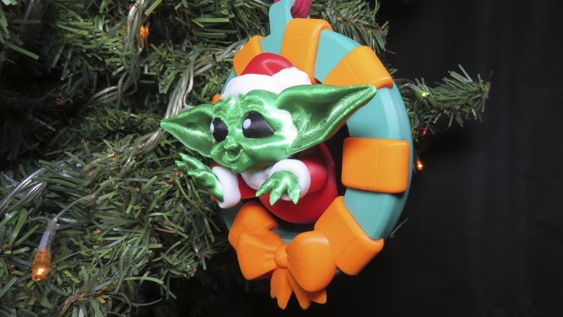 GROGU CHRISTMAS SPHERE FAN ART