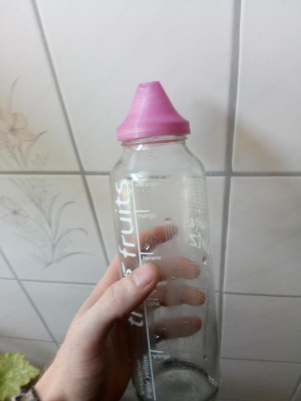 "Sip-Cap" for TrueFruits bottles