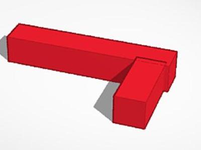 Extreme low poly gun