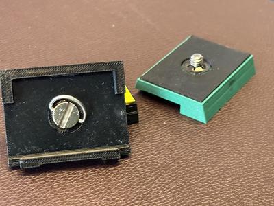 Quick Release Plate Camera Mounting Plate for Manfrotto 200PL-14, 1/4 Inch Screw Hole