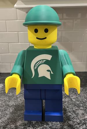 Mega Lego-like Spartan/Sparty Minifigure (10:1 scale) - Body only
