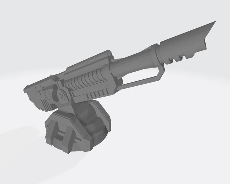 Interstellar Army - "trench Raider" Laser Cannon
