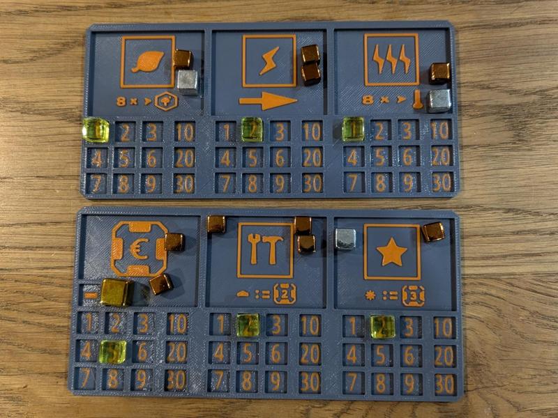 Terraforming Mars Player Tableau / Board / Tray