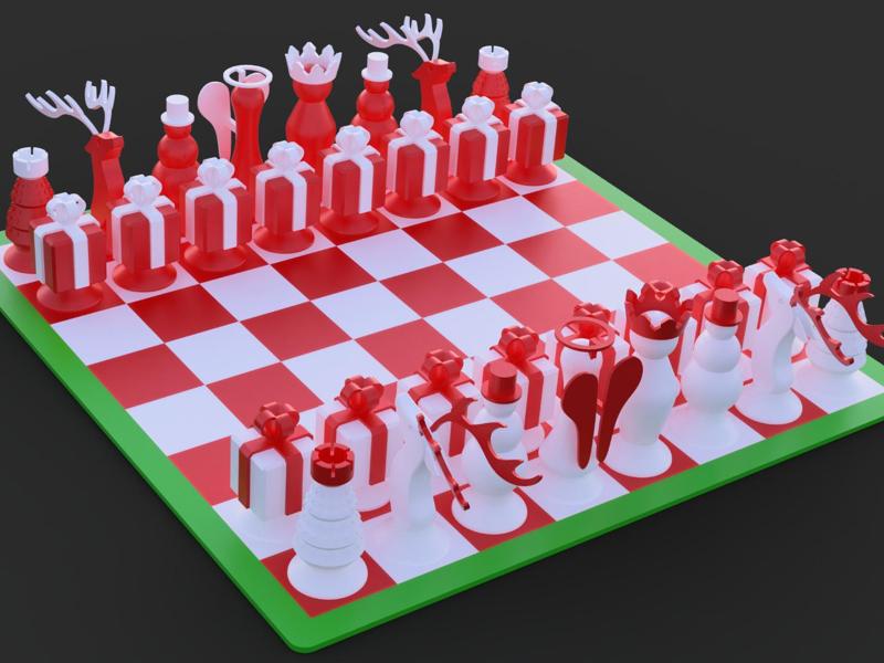 Christmas Chess Set