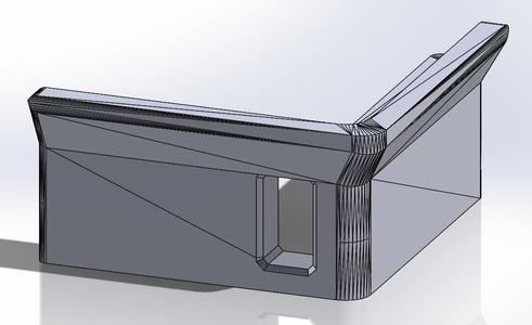 K1/K1C  Lid Raiser Slotted Corner