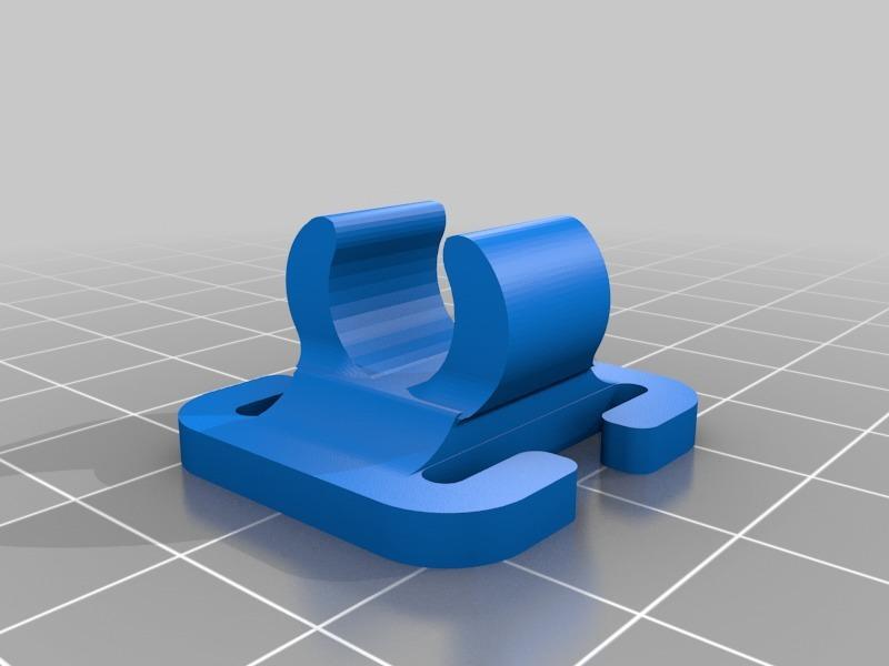 Hydration pack clip, 9mm tube 20mm strap