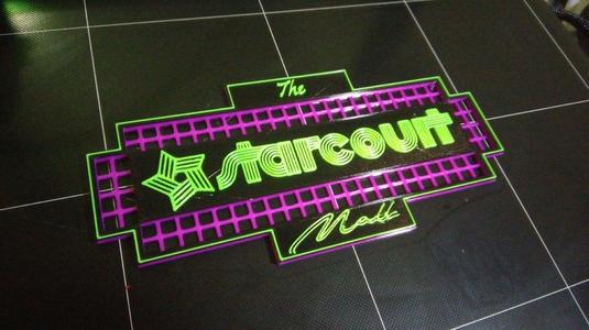 Stranger Things Starcourt Mall Sign