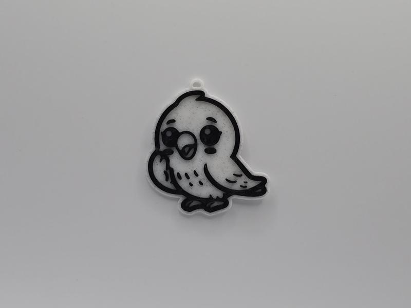 Cute Bird Keychain