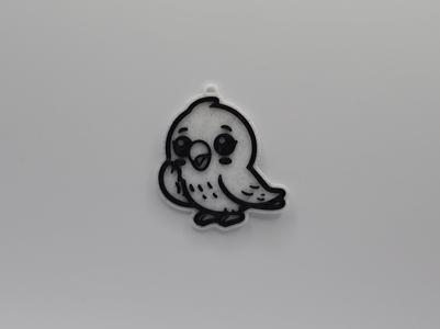 Cute Bird Keychain