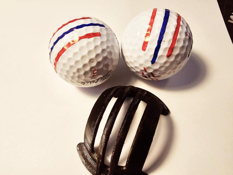 Golf Ball Marker - UPDATED print optimized