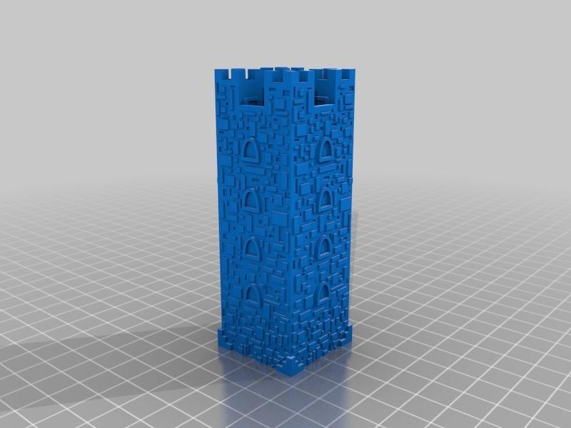 Tower with hiding place