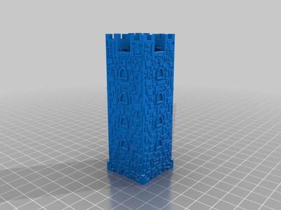 Tower with hiding place