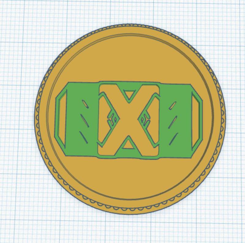 TMNT Dimension X Power Ranger Morpher Power Coins
