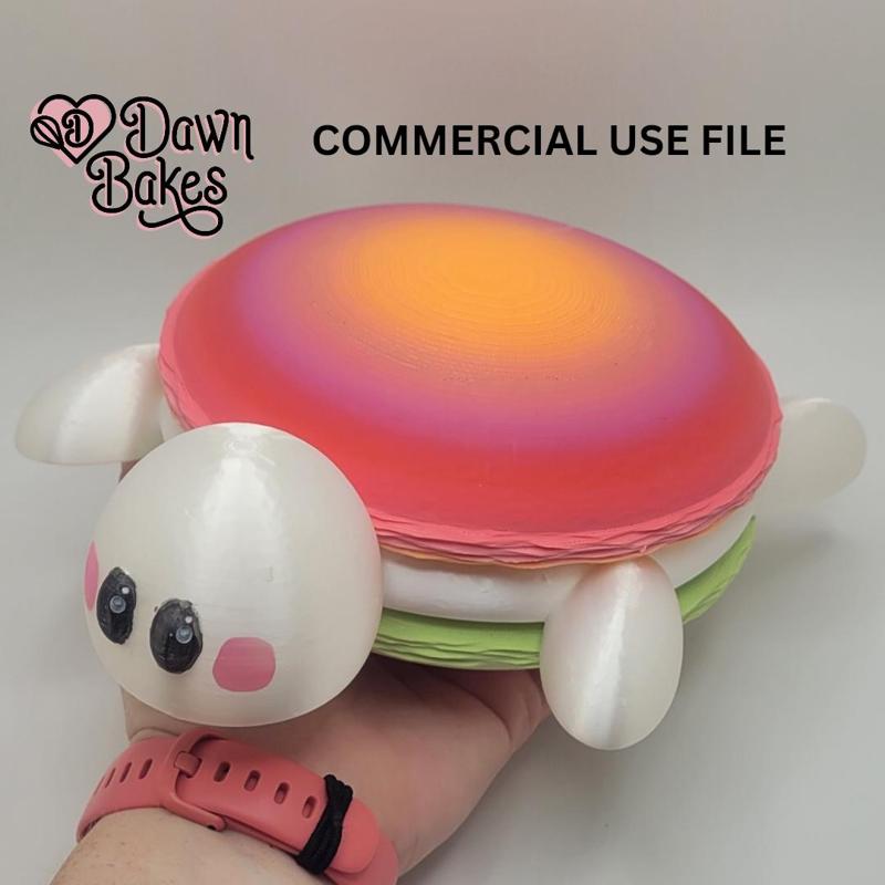 Giant Macaron Turtle Buddy Storage Box - COMMERCIAL USE