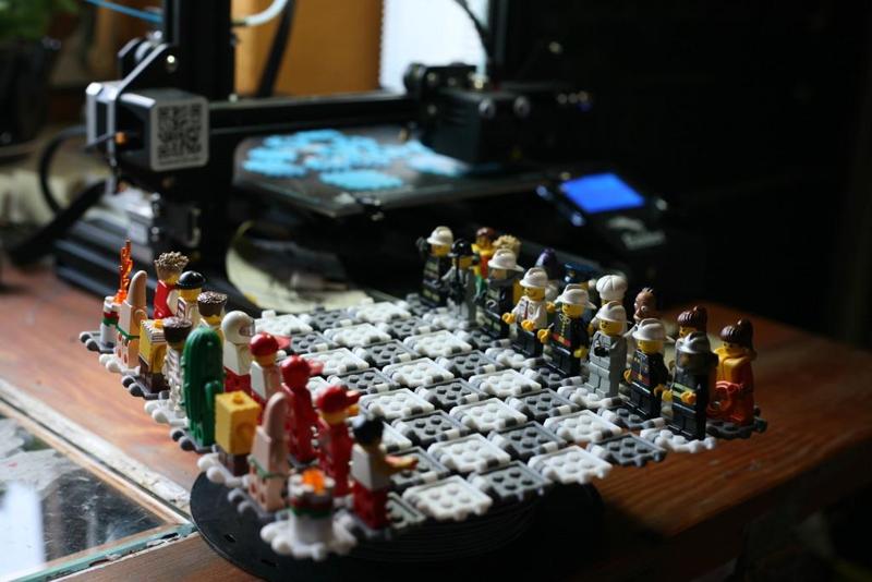 Lego compatible polypanels (V1) - Create your own table top games!