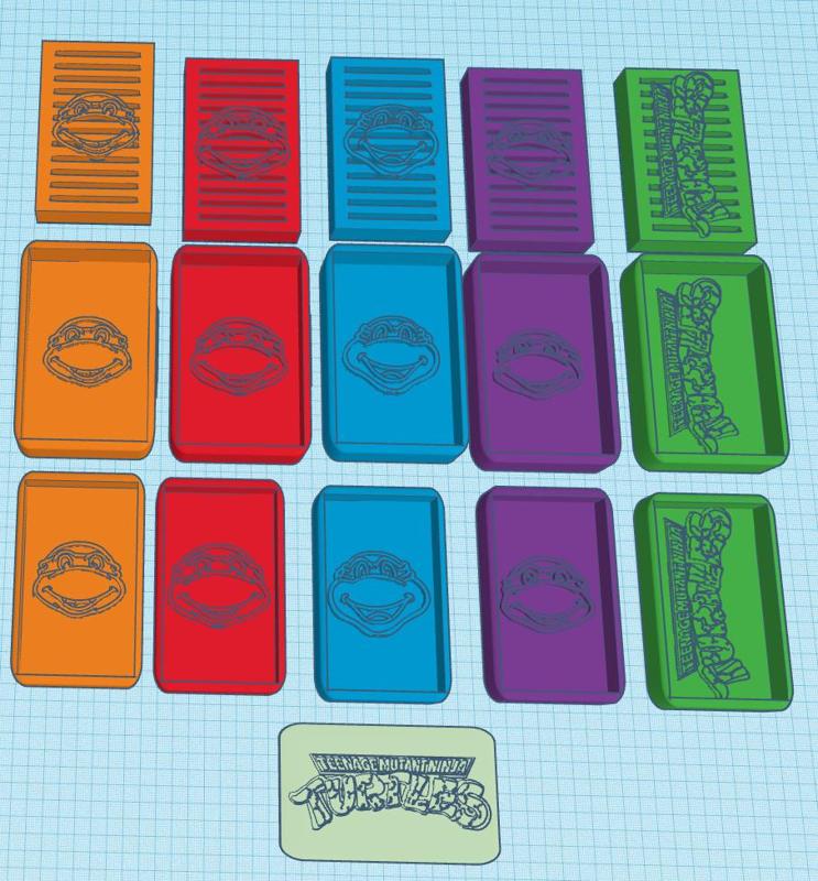 TMNT soap dish and molds