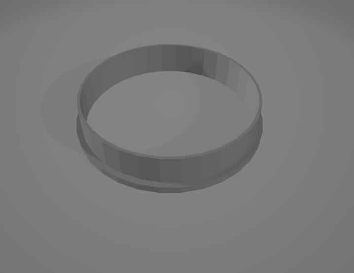 basic round tart shell cutter or cookie cutter