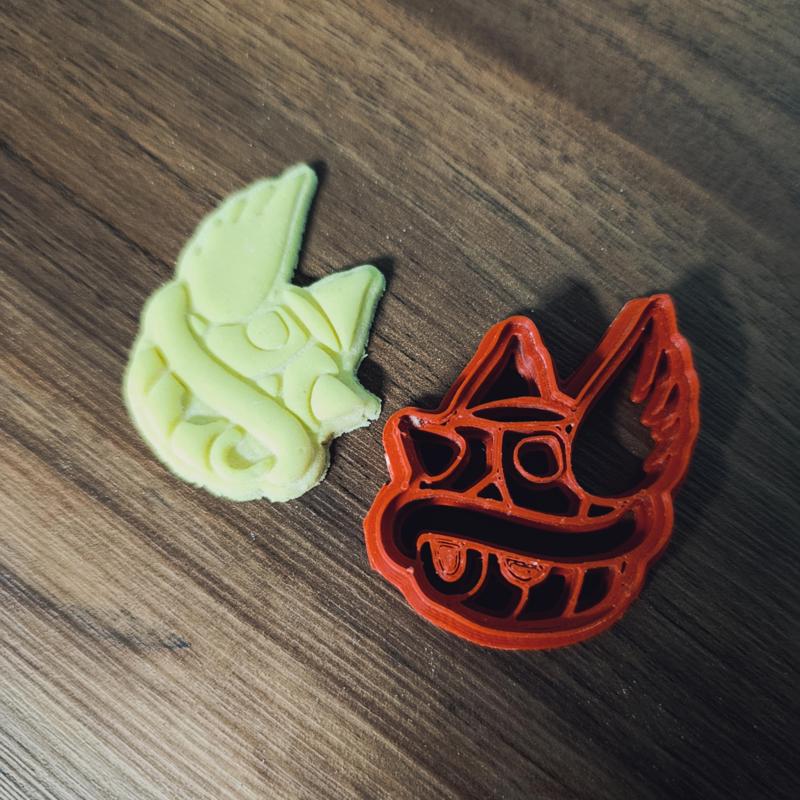 Flying Spiny Turtle Shell turtle wings polymer clay (cutter) Polymer clay cutter mold cutter