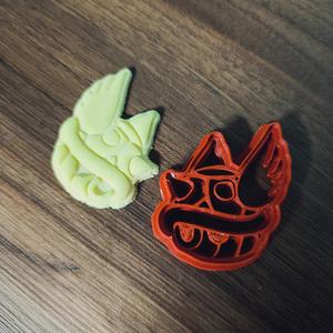 Flying Spiny Turtle Shell turtle wings polymer clay (cutter) Polymer clay cutter mold cutter