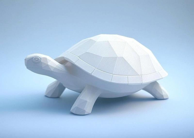 Turtle low poly