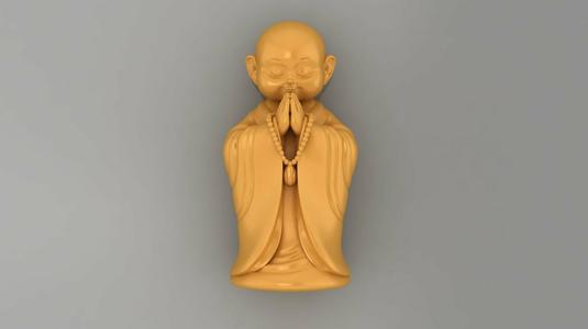 Baby Budha and Monk Ver06