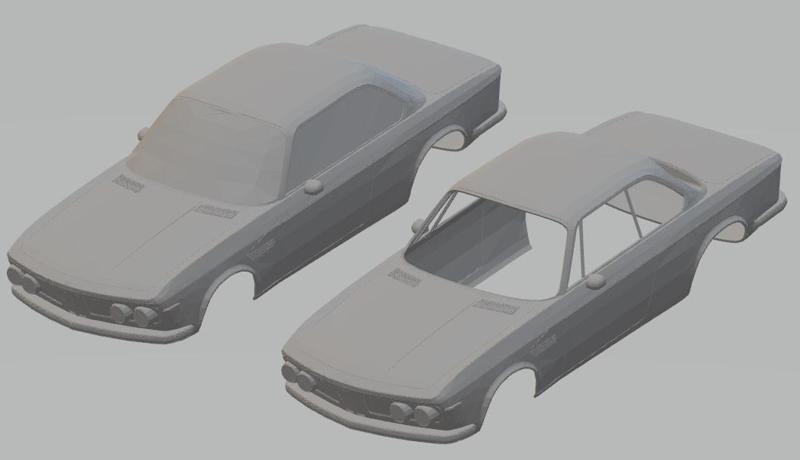 3000CS E9 Printable Body Car