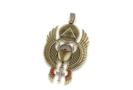 Ancient egypt  Scarab pandent