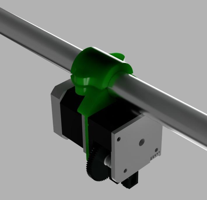 E3D Titan Extruder Mount for Piper 2 3d printer