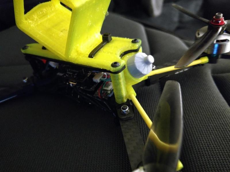 TBS Source Two VAS Minion and RX anntenna mount