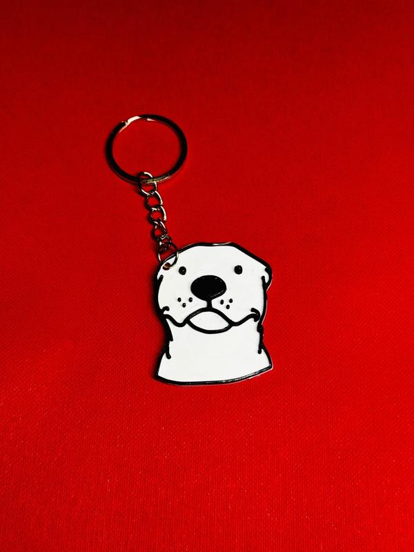 Meme dog keychain simple 2 colors