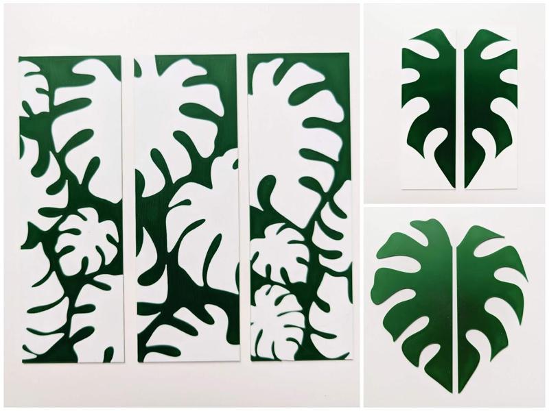 Monstera bookmarks