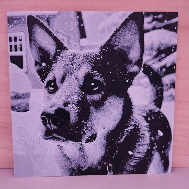Hueforge - Dog Snow
