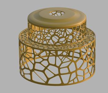 Lamp shade (voronoi)